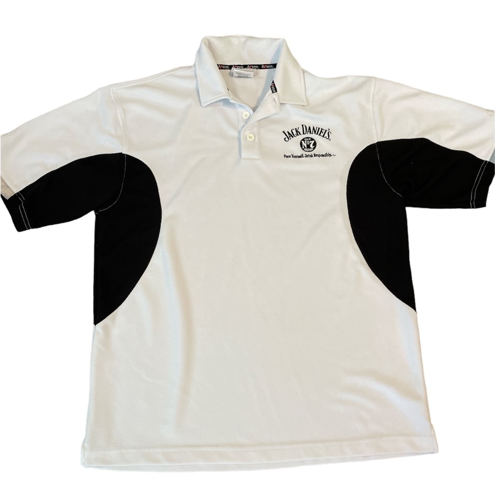 Mens chase Authentics polo Jack Daniels #7 logo Xl